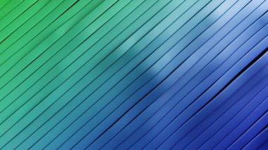 Çok renkli, dalgalı, çizgili tekstil bantlarının 3d animasyonu ve ışık çizgileriyle soyut bir arkaplan oluşturma