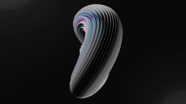 dinamik dalgalar ve renkli gelecek elementler. Modern teknoloji tasarımları ve yaratıcı kavramlar için mükemmel. 3d canlandırma