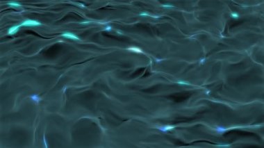 Animasyon arka planı buruşmuş desenlerin gerçek zamanı dalgalı deniz dalgaları ve neon ışıkları oluşturur.