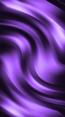 Soyut arka plan mor sıvının şekil değiştirerek dinamik ve canlı bir görsel deneyim yarattığını gösteriyor. Dikey arkaplan