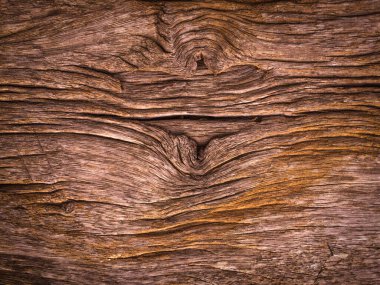 Eski kahverengi doku ahşap rustik, arka plan ahşap, doğal ahşap dokusu ve sanat eserleri için fotokopi alanı. Üst görünüm