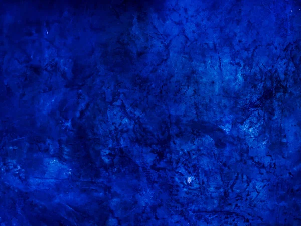 美丽的抽象的深蓝色深蓝色海军装饰粉刷墙体背景 横幅质感风格的艺术风格 带有文字空间 — 图库照片