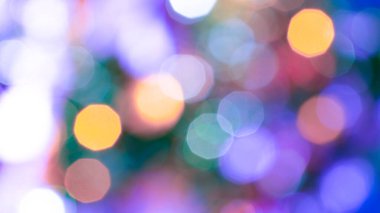 Mavi bokeh soyut arkaplan, bokeh efektli bulanık ışık, bulanık resim.