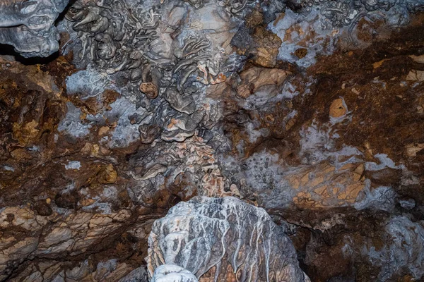 Cave Inkaya Ceiling Formations Izmir Turkey — Stock Photo, Image