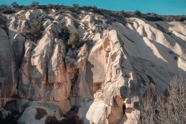 Goreme Ulusal Parkı ve Türkiye 'nin Kapadokya Nevsehir kayalık alanları