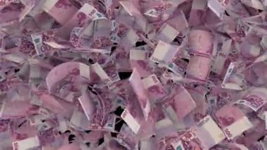 Dinamik Euro Para Geçişi En alttan en üste dikey silme