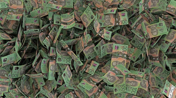 Pełny Ekran Pieniądze Waluta Tło Finansowania Ilustracja Aud — Zdjęcie stockowe