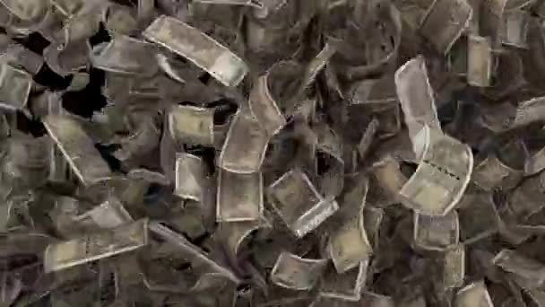 Dynamiczny Indian Rupee Pieniądze Przejścia Rogu Przekątnej Chusteczki — Wideo stockowe