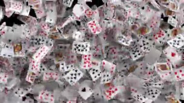 Dinamik Güverte Canlandırılmış Poker Kartı Dönüşümleri Tepeden Patlamaktansa