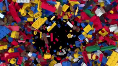 Dinamik Renkli Yapı Bloğu 8 Kenarlardan kopup gitmektense