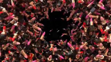  60 fps 'te ayrı bir alfa kanalı ile havaya uçurulmaktansa yanlardan gelen animasyon ruj videosu