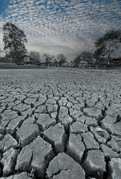 高原の乾季の干ばつは — ストック写真