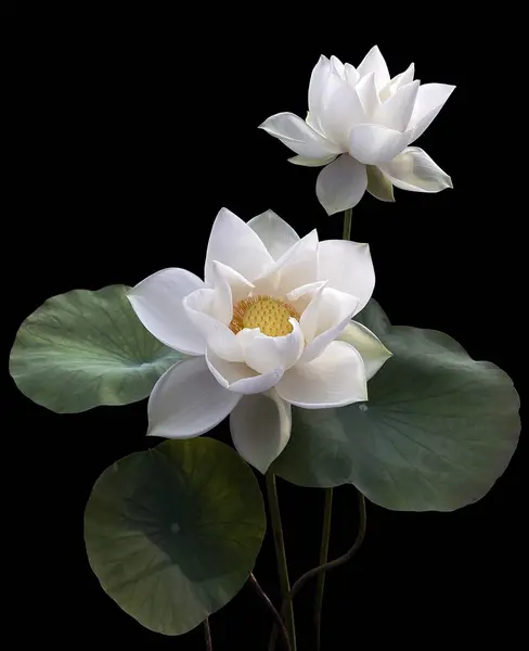 Kwiat Lotosu Ogrodzie — Zdjęcie stockowe
