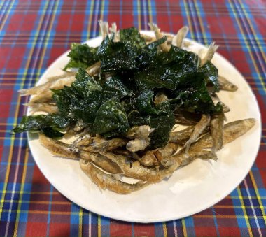 Ha Giang 'daki Dong Van Stone platosunda özel yemekler.