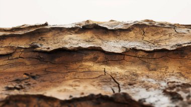 Layered earth textures with cracks, symbolizing arid conditions and geological time. clipart