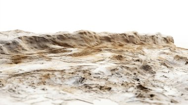 A close-up view of sand with intricate textures and patterns, showcasing the natural movement and flow of the sand. clipart