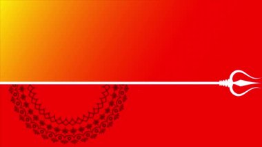Navratri Celebration 'ın kısa animasyon videosu, Tanrıça Durga onuruna düzenlenen bir Hindu festivali..