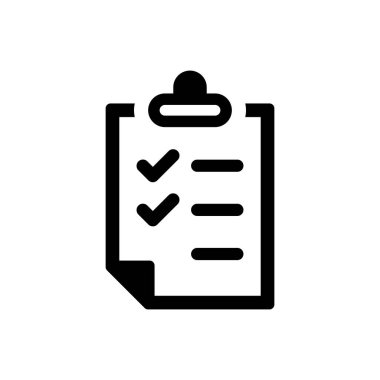 Liste simgesi yapmak için (vektör illüstrasyonu)