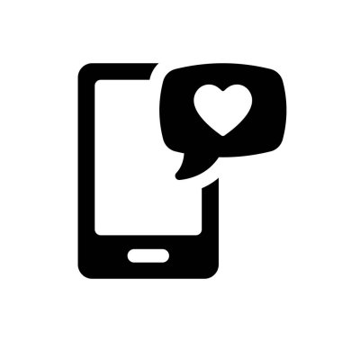 Randevu mobil uygulama simgesi (vektör illüstrasyonu)