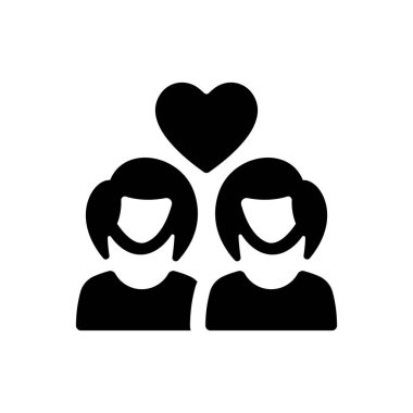 Homoseksüel simgesi (vektör illüstrasyonu)