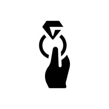 Halka öneri simgesi (vektör illüstrasyonu)