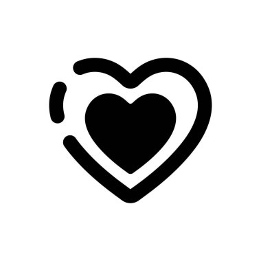 Valentine simgesi (vektör illüstrasyonu)