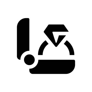 Çember bağlama önerisi simgesi (vektör illüstrasyonu)