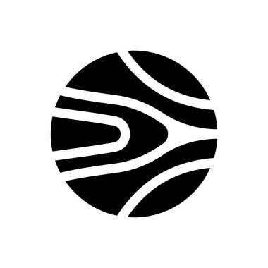 Venüs gezegen simgesi (vektör illüstrasyonu)