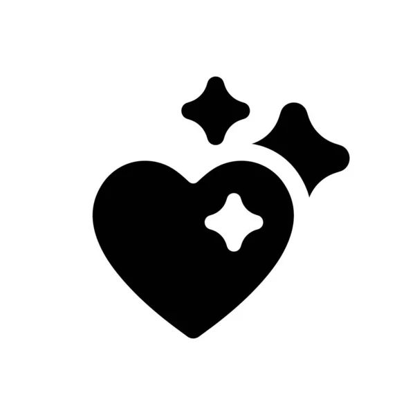 Ikona Miłości Ilustracja Wektora — Wektor stockowy