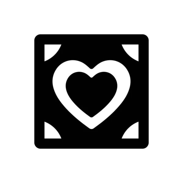Liebe Symbol Vektor Illustration — Stockvektor