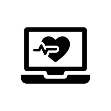 Bilgisayar teşhis simgesi (Vektör illüstrasyonu)