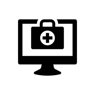 Bilgisayar tamir simgesi (vektör illüstrasyonu)