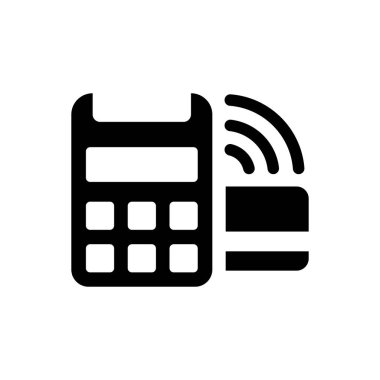 Ticaret ödeme simgesi (vektör illüstrasyonu)