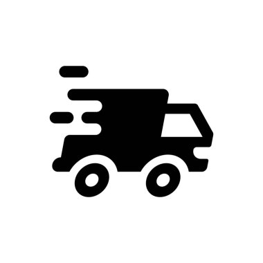 Ekspres dağıtım simgesi (vektör resimleme)