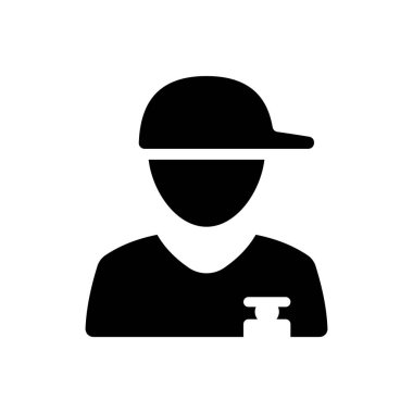 Kişinin tekdüze simgesi (vektör illüstrasyonu)