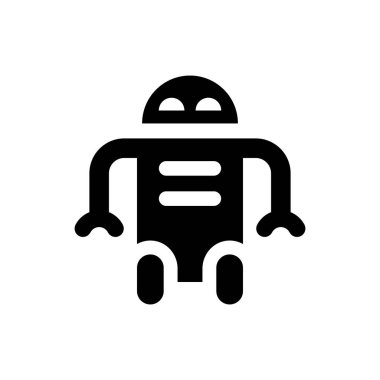 Robot Asistanları simgesi (vektör illüstrasyonu)