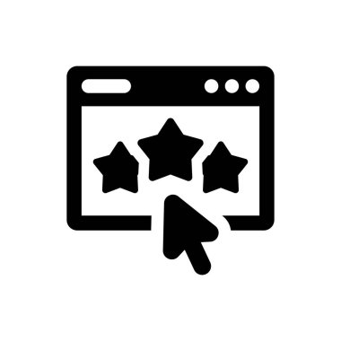 Web araştırma simgesi (vektör illüstrasyonu)