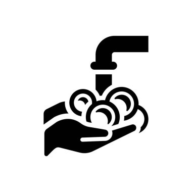 El temizleme simgesi (vektör çizimi)