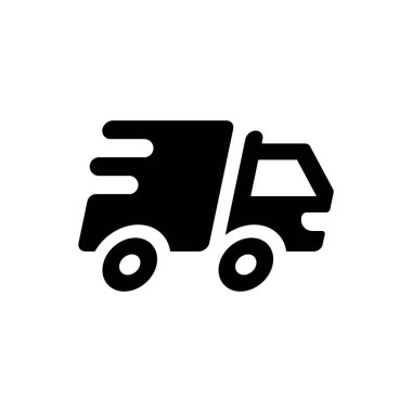 Ekspres dağıtım simgesi (vektör resimleme)