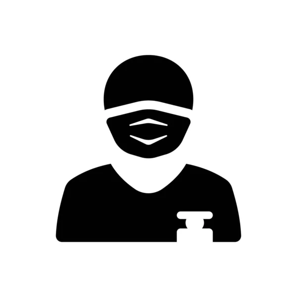 Ikona Osoby Maskującej Ilustracja Wektora — Wektor stockowy