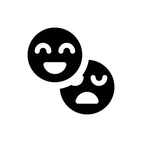 Ikon Umpan Balik Emoji Ilustrasi Vektor - Stok Vektor
