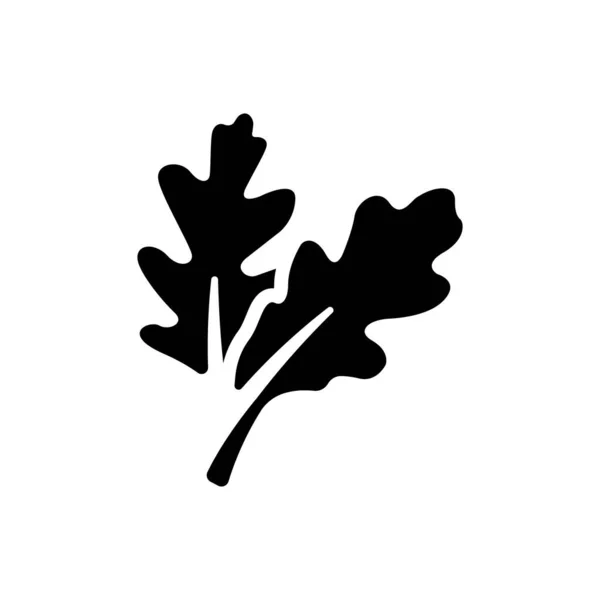 Eichenblatt Symbol Vektorillustration — Stockvektor