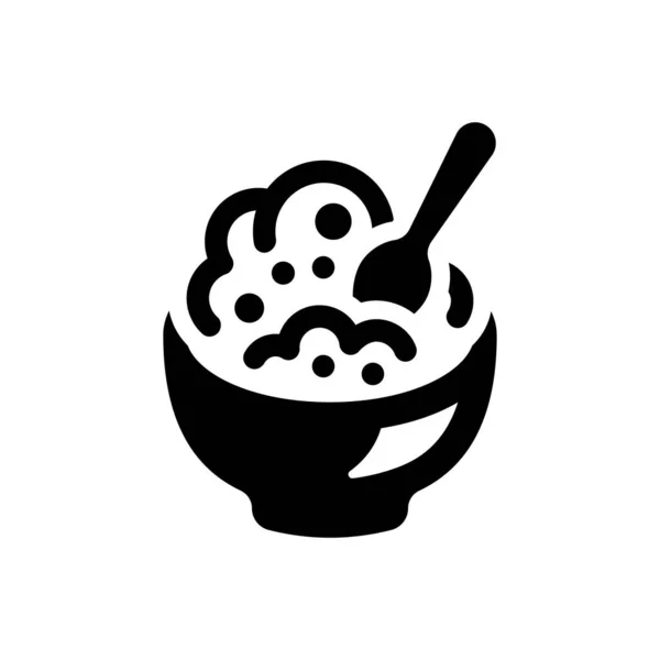 Porridge Food Icon Vector Illustration — Stock Vector