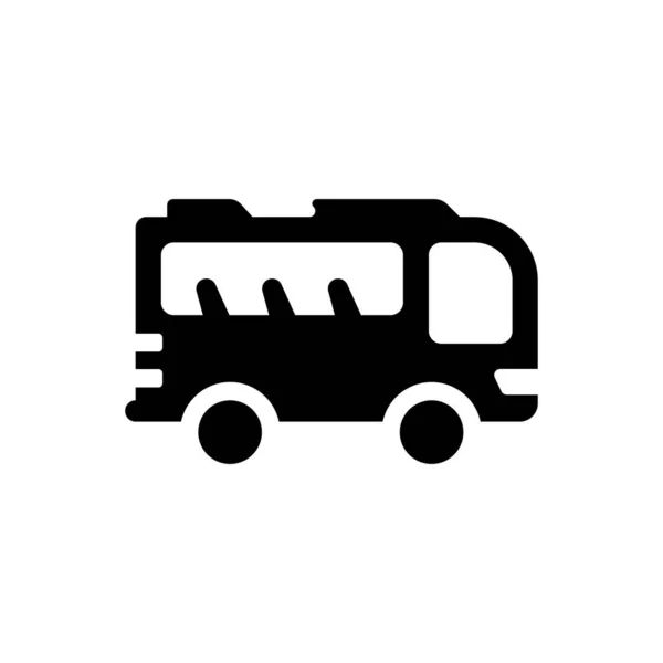 バス輸送アイコン ベクトル図 — ストックベクタ