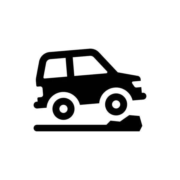 Icône Automobile Illustration Vectorielle — Image vectorielle
