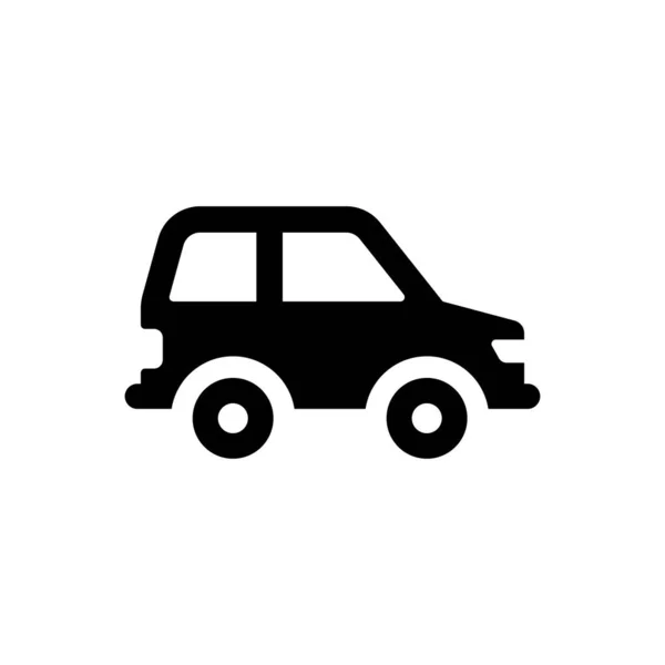 Icono Del Vehículo Coche Ilustración Vectorial — Vector de stock