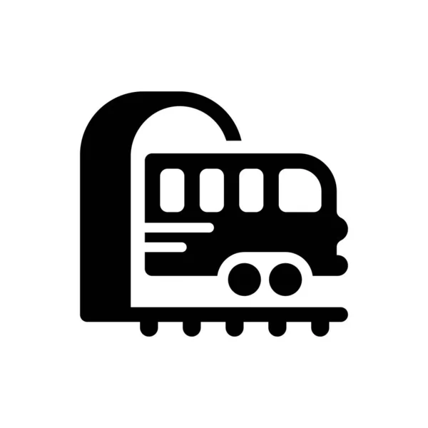 旅客列車のアイコン ベクトル図 — ストックベクタ