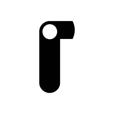 astım ilacı simgesi beyaz arka plan üzerinde