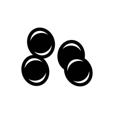 Beyaz arkaplanda hemoglobin simgesi