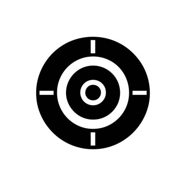 Kamera odak simgesi beyaz arkaplanda